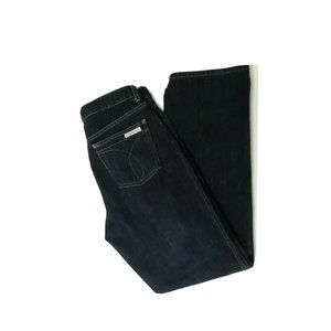 Women's Calvin Klein Slim Boot Cut High Rise Blue Jeans Size 12 Actual 32x31.5